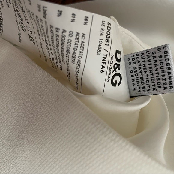 D&G white dress NEW - Picture 6 of 11